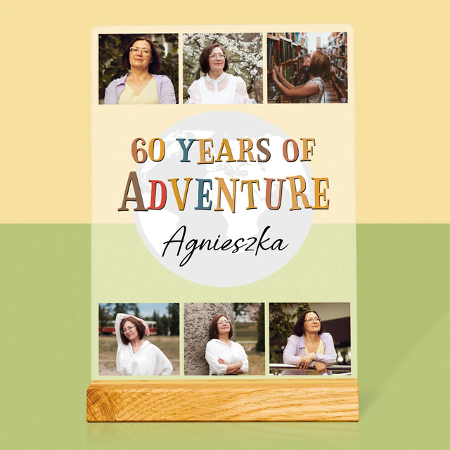Fotokolaż: 60 Years Of Adventure - Wydruk Na Szkle Akrylowym