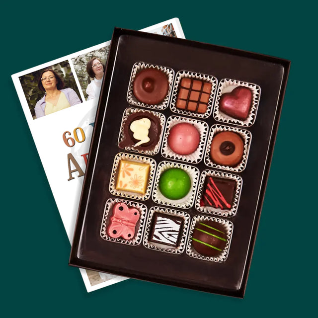 Fotokolaż: 60 Years Of Adventure - Personalizowane Praliny