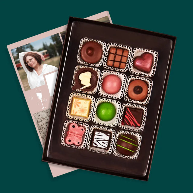 Fotokolaż: 50 Kieliszki - Personalizowane Praliny