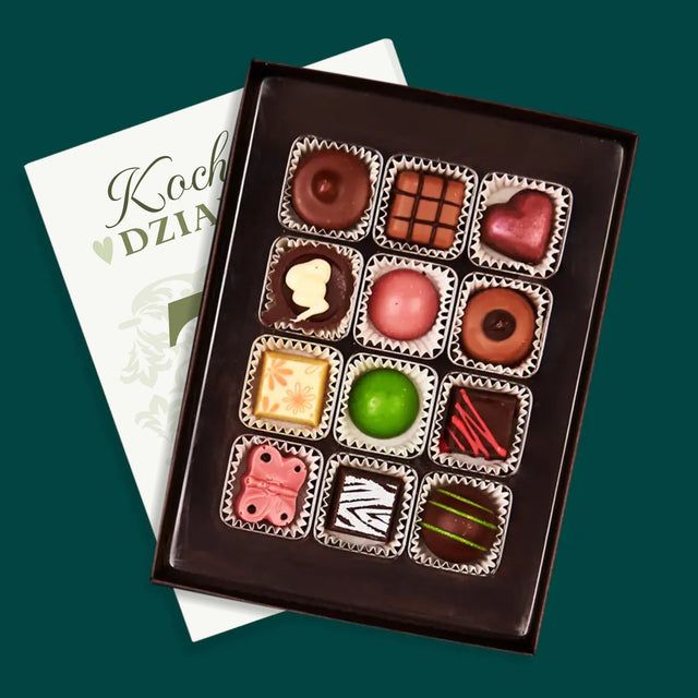 Zdjęcie I Podpis: Kochanemu Dziadkowi Wszystkiego Najlepszego - Personalizowane Praliny