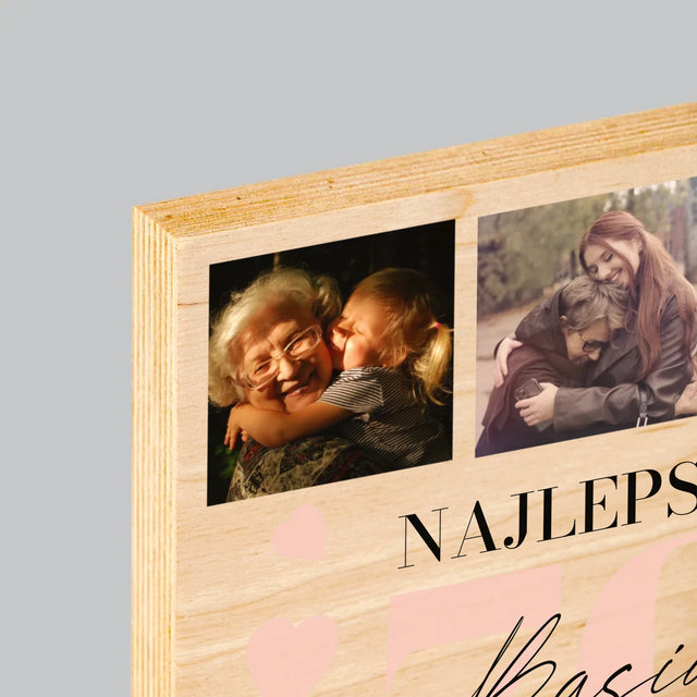 Fotokolaż: Najlepsza 70 - Wydruk Na Drewnie