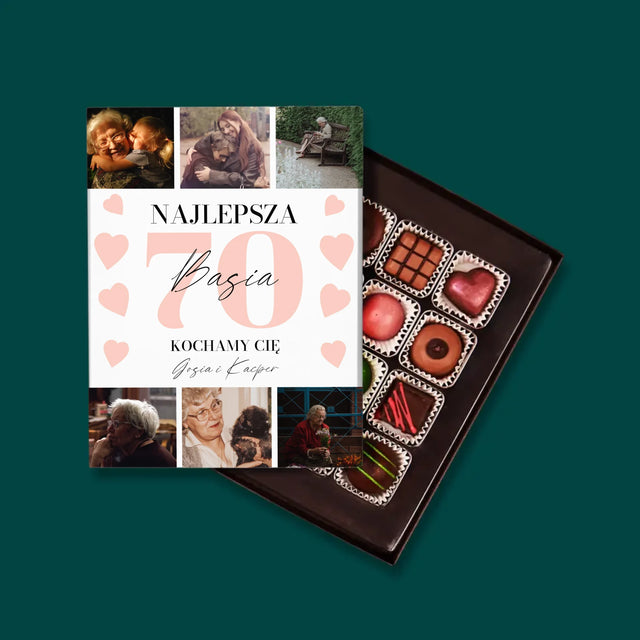 Fotokolaż: Najlepsza 70 - Personalizowane Praliny