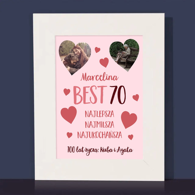 Fotokolaż: Best 70 - Ramka Na Zdjęcie