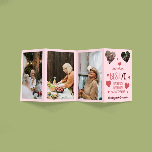 Fotokolaż: Best 70 - Duża Harmonijka Ze Zdjęć