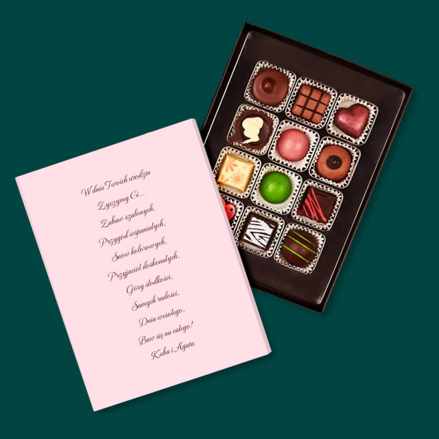 Fotokolaż: Best 70 - Personalizowane Praliny