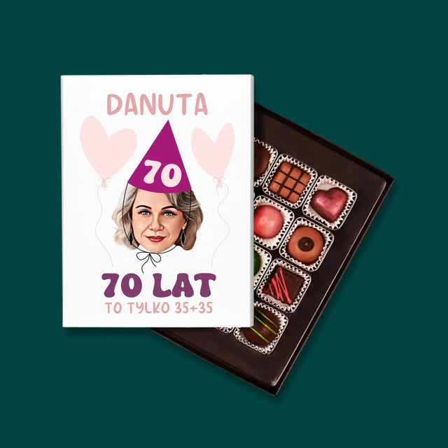 Twoja Postać: Urodzinowy Portret - Personalizowane Praliny
