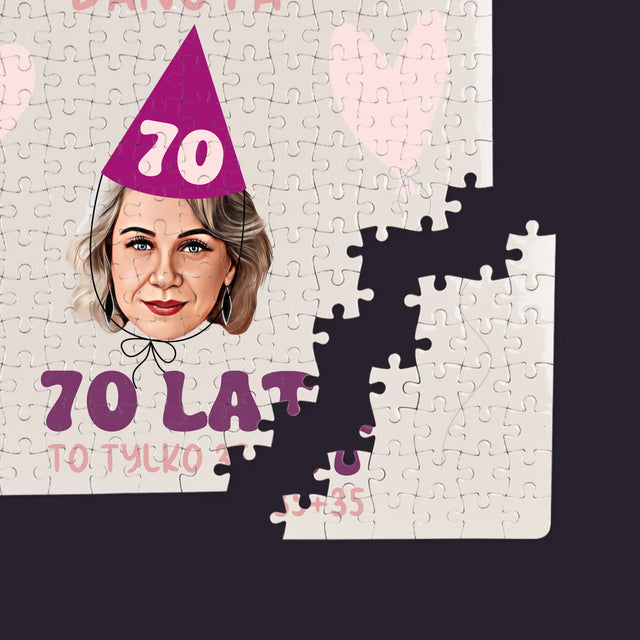 Twoja Postać: Urodzinowy Portret - Personalizowane Puzzle