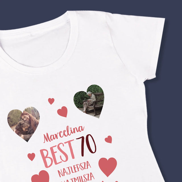 Fotokolaż: Best 70 - Koszulka Damska