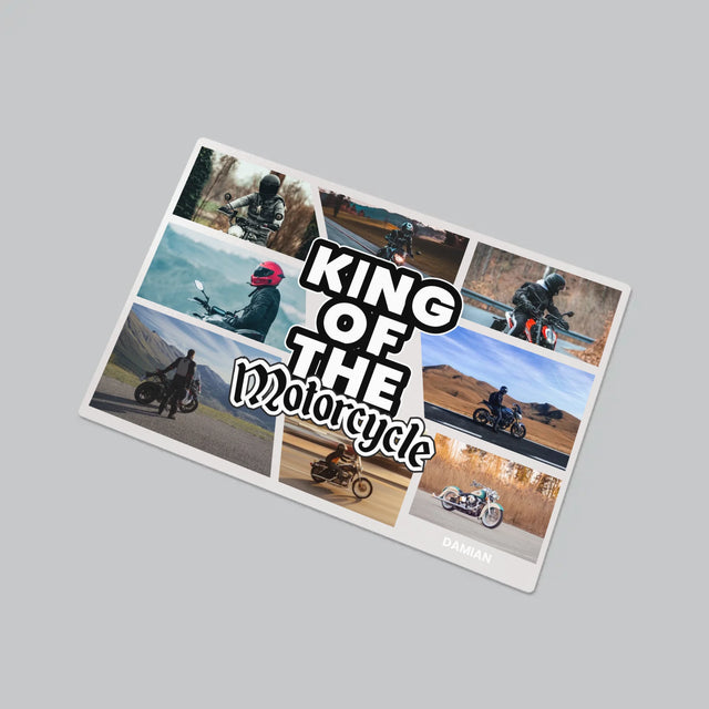 Fotokolaż: King Of The Motorcycle - Podkładka Na Biurko