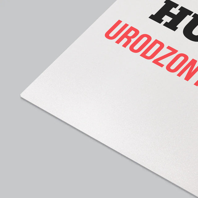 Zdjęcie I Podpis: Urodzony Do Jazdy - Podkładka Na Biurko