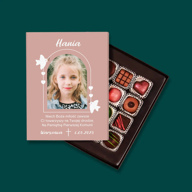 Zdjęcie i Podpis: Boża Miłość - Personalizowane Praliny