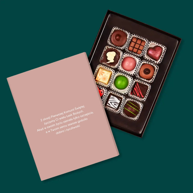 Zdjęcie i Podpis: Boża Miłość - Personalizowane Praliny