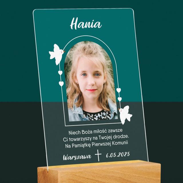 Zdjęcie i Podpis: Boża Miłość - Wydruk Na Szkle Akrylowym