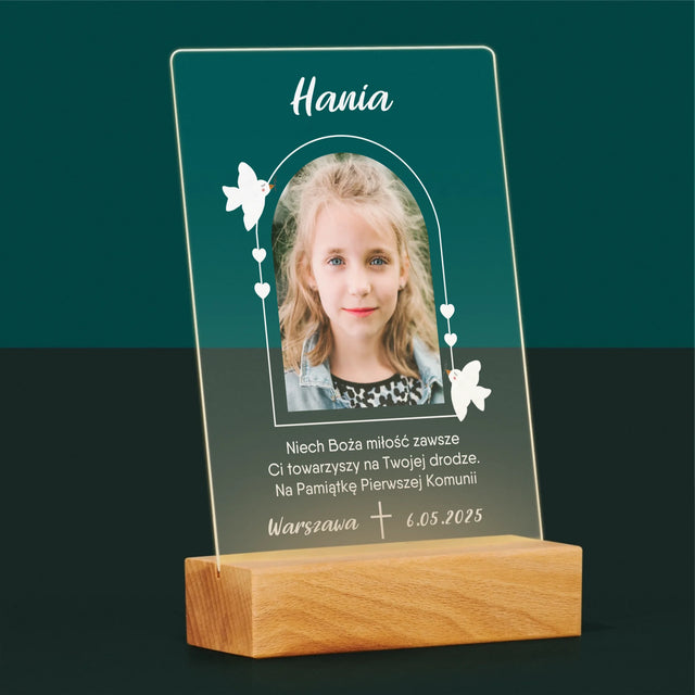 Zdjęcie i Podpis: Boża Miłość - Wydruk Na Szkle Akrylowym