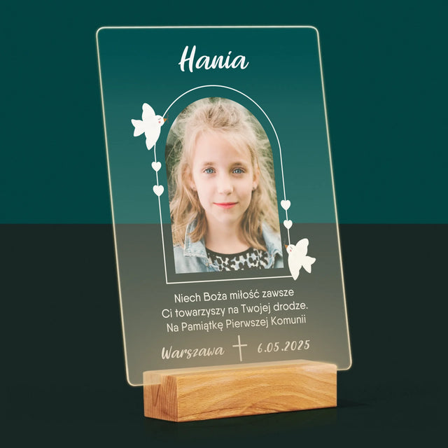 Zdjęcie i Podpis: Boża Miłość - Wydruk Na Szkle Akrylowym