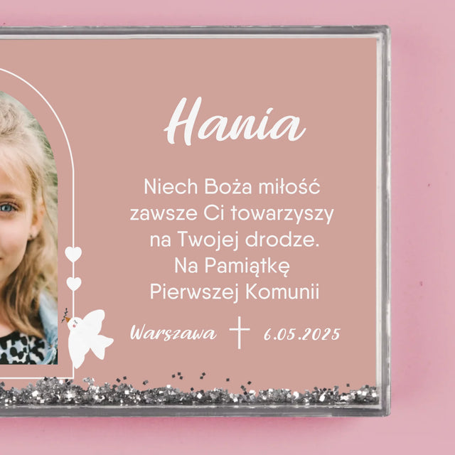 Zdjęcie i Podpis: Boża Miłość - Ramka Wodna