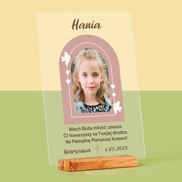 Zdjęcie i Podpis: Boża Miłość - Wydruk Na Szkle Akrylowym