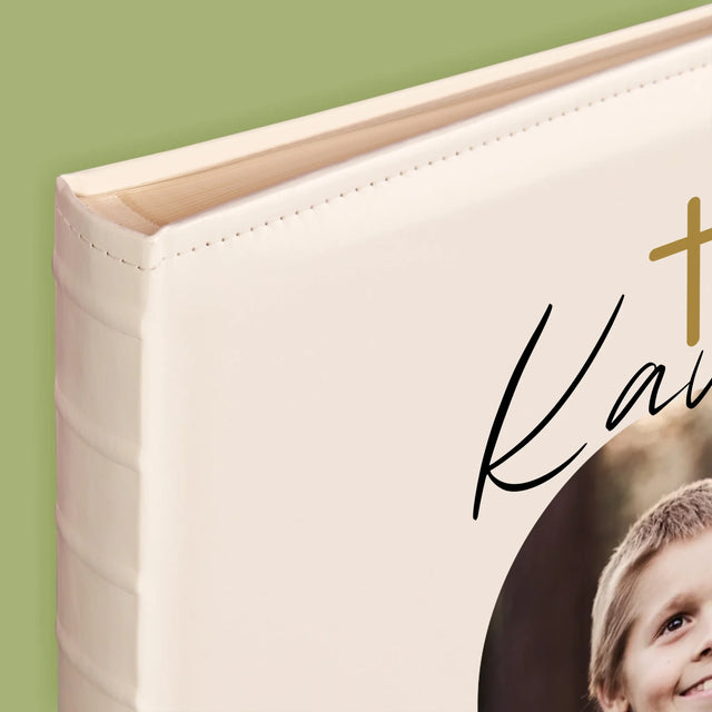 Zdjęcie i Podpis: Pamiątka Komunii Klasyczna - Album Na Zdjęcia
