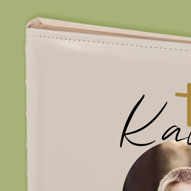 Zdjęcie i Podpis: Pamiątka Komunii Klasyczna - Album Na Zdjęcia