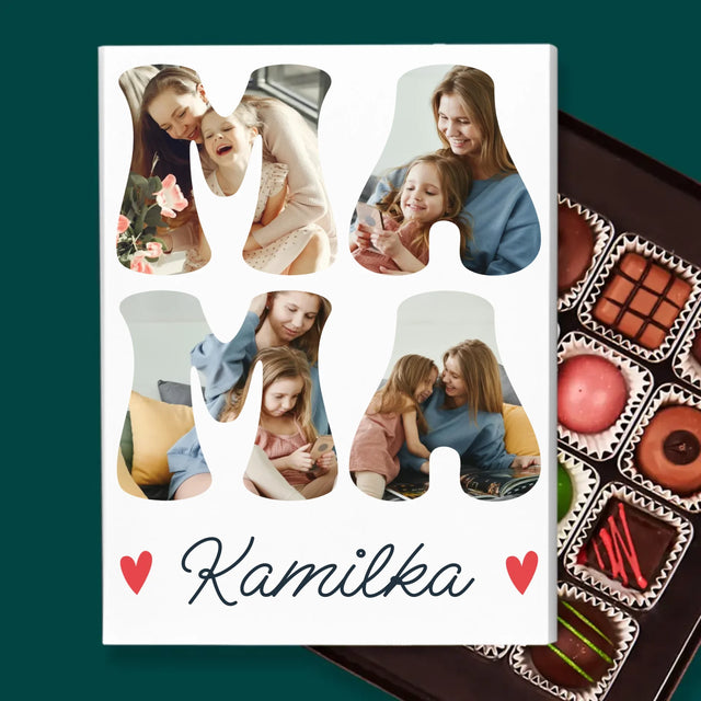 Słowo Ze Zdjęć: Mama Imię - Personalizowane Praliny