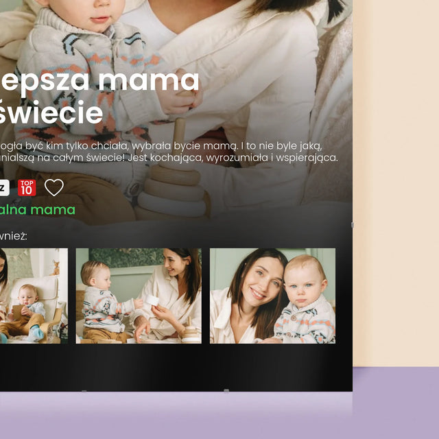 Fotokolaż: Personalizowany Plakat Netflix Dla Mamy - Personalizowany Plakat