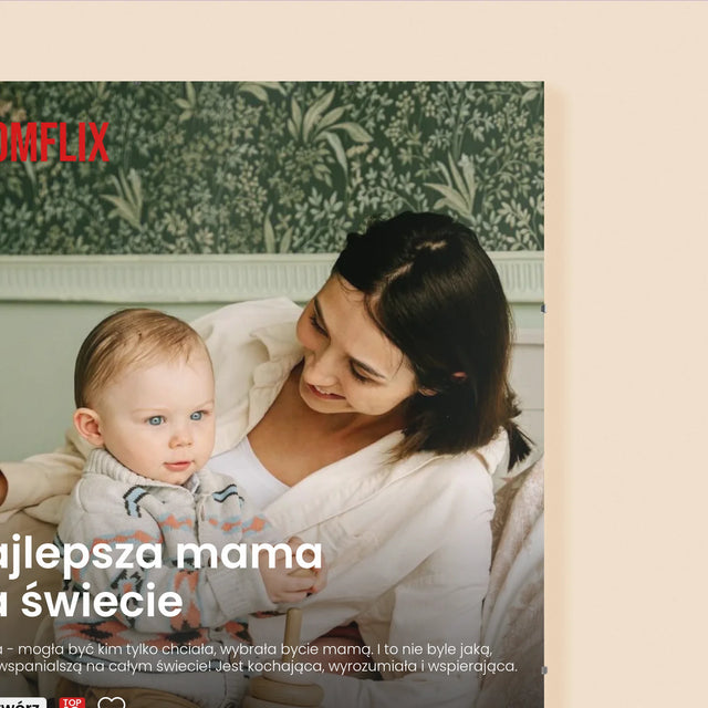Fotokolaż: Personalizowany Plakat Netflix Dla Mamy - Personalizowany Plakat