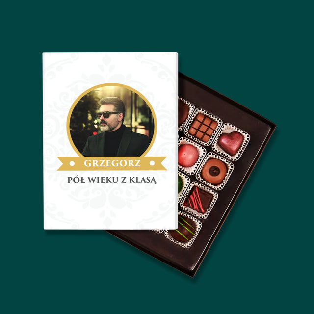 Certyfkat: Certyfikat 50-Latka - Personalizowane Praliny