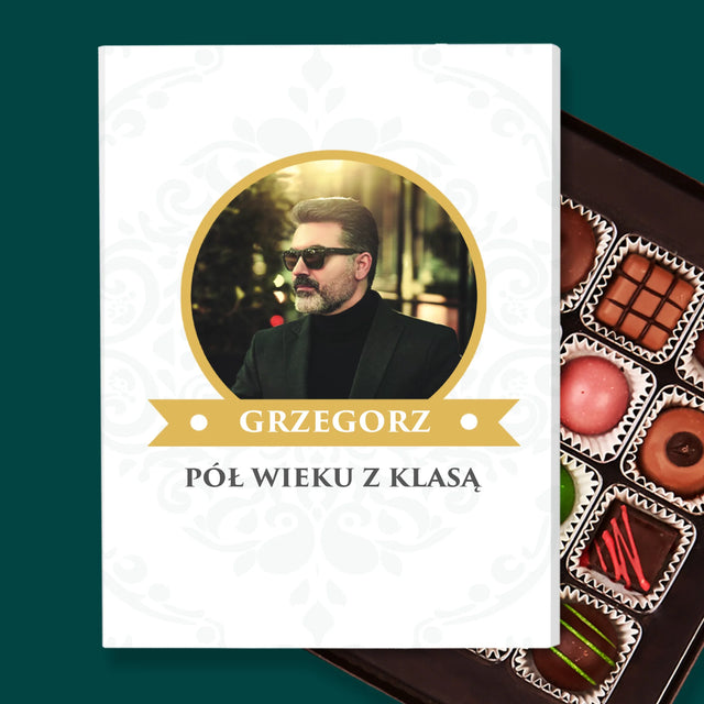 Certyfkat: Certyfikat 50-Latka - Personalizowane Praliny