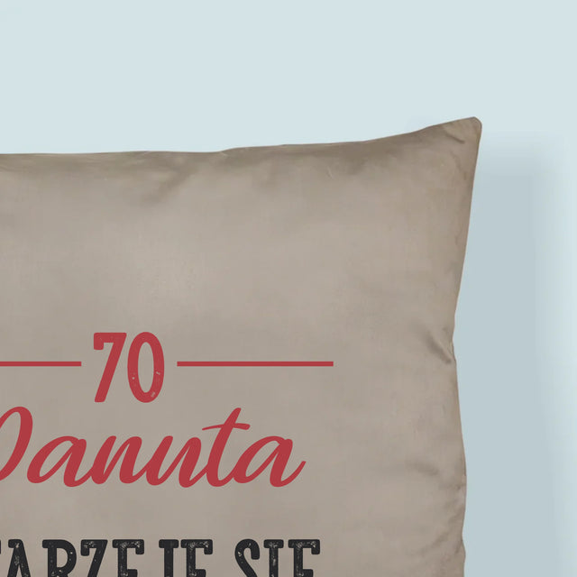 Zdjęcie I Podpis: Jak Dobre Wino - Poduszka z Nadrukiem