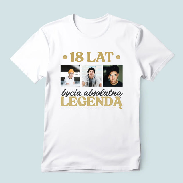 Fotokolaż: 18 Lat Bycia Legendą - Koszulka Męska