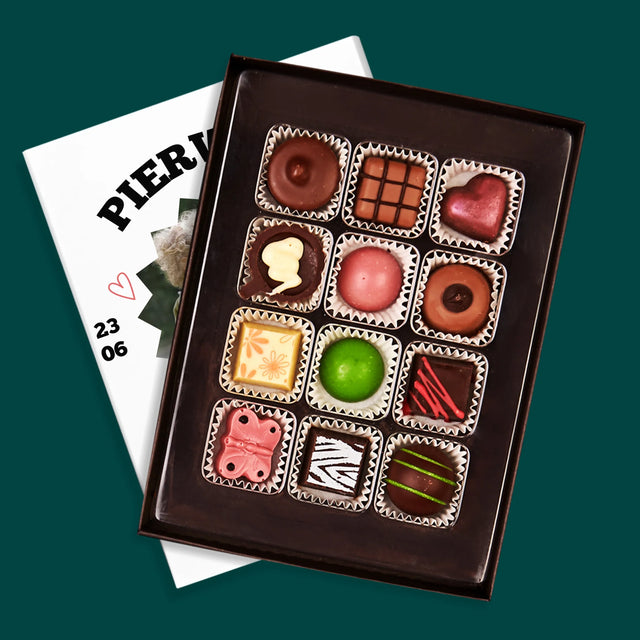 Zdjęcie I Podpis: Pierwszy Dzień Taty Razem - Personalizowane Praliny