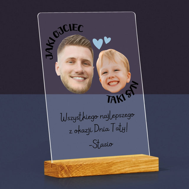 Twoja Postać: Jaki Ojciec Taki Syn - Wydruk Na Szkle Akrylowym