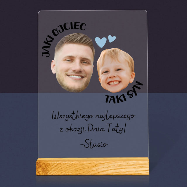 Twoja Postać: Jaki Ojciec Taki Syn - Wydruk Na Szkle Akrylowym