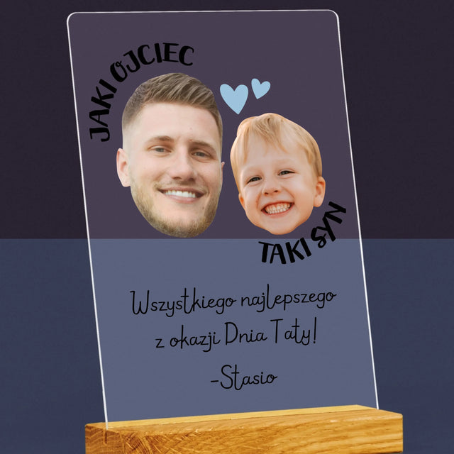 Twoja Postać: Jaki Ojciec Taki Syn - Wydruk Na Szkle Akrylowym