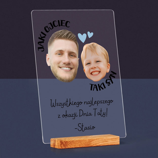 Twoja Postać: Jaki Ojciec Taki Syn - Wydruk Na Szkle Akrylowym