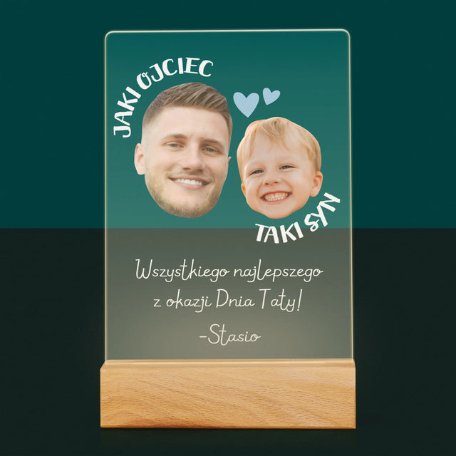 Twoja Postać: Jaki Ojciec Taki Syn - Wydruk Na Szkle Akrylowym