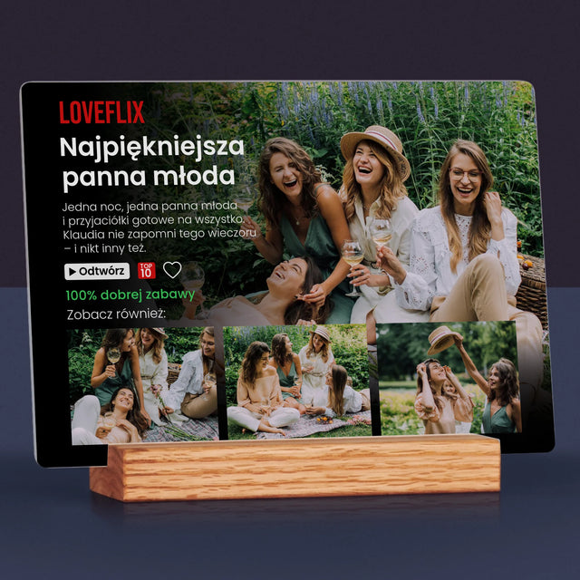 Fotokolaż: Plakat Netflix Wieczór Panieński - Wydruk Na Szkle Akrylowym