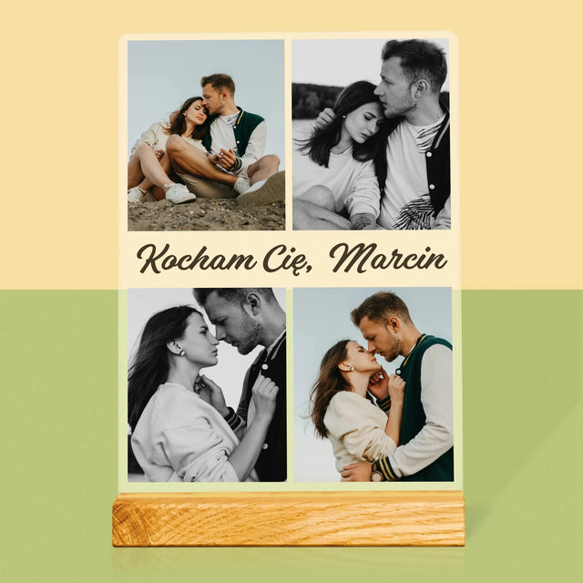 Fotokolaż: Zdjęcia Dla Dziewczyny - Wydruk Na Szkle Akrylowym