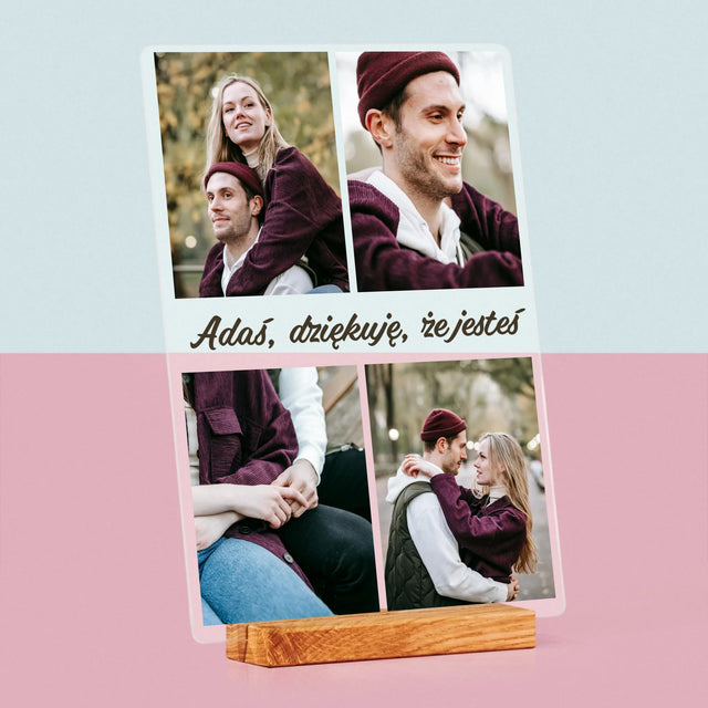 Fotokolaż: Zdjęcia Dla Chłopaka - Wydruk Na Szkle Akrylowym