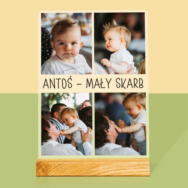 Fotokolaż: Zdjęcia Z Dzieckiem - Wydruk Na Szkle Akrylowym