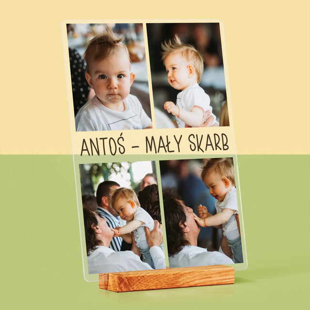 Fotokolaż: Zdjęcia Z Dzieckiem - Wydruk Na Szkle Akrylowym