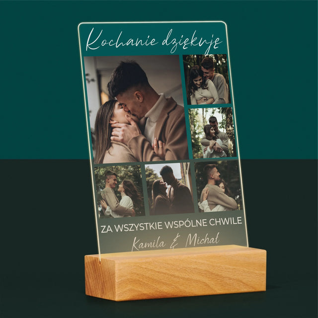 Fotokolaż: Rocznicowy - Wydruk Na Szkle Akrylowym