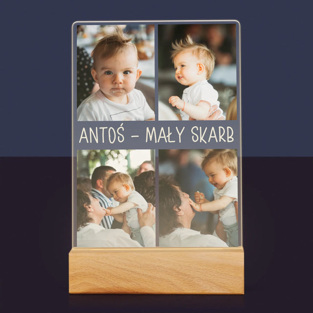 Fotokolaż: Zdjęcia Z Dzieckiem - Wydruk Na Szkle Akrylowym