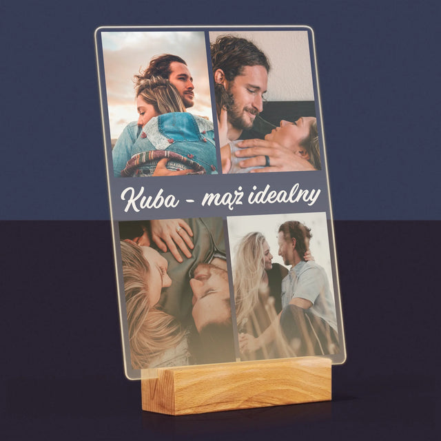 Fotokolaż: Zdjęcia Dla Męża - Wydruk Na Szkle Akrylowym