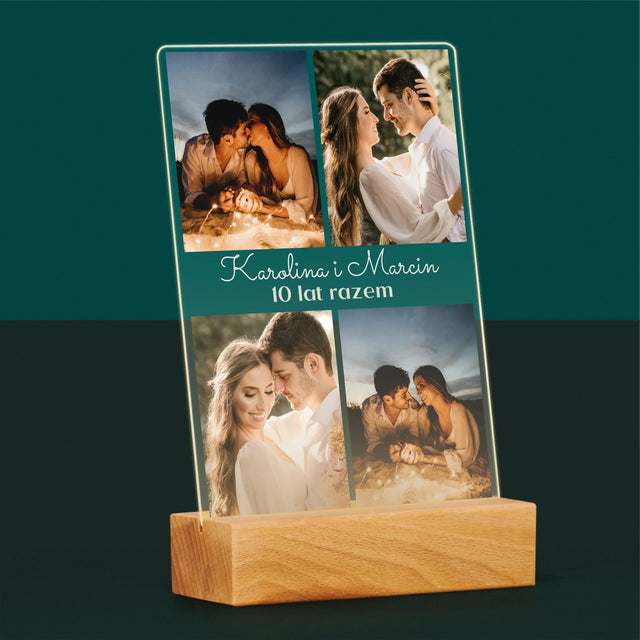 Fotokolaż: Zdjęcia Na Rocznicę - Wydruk Na Szkle Akrylowym