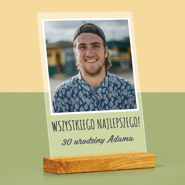 Zdjęcie I Podpis: Na Urodziny - Wydruk Na Szkle Akrylowym