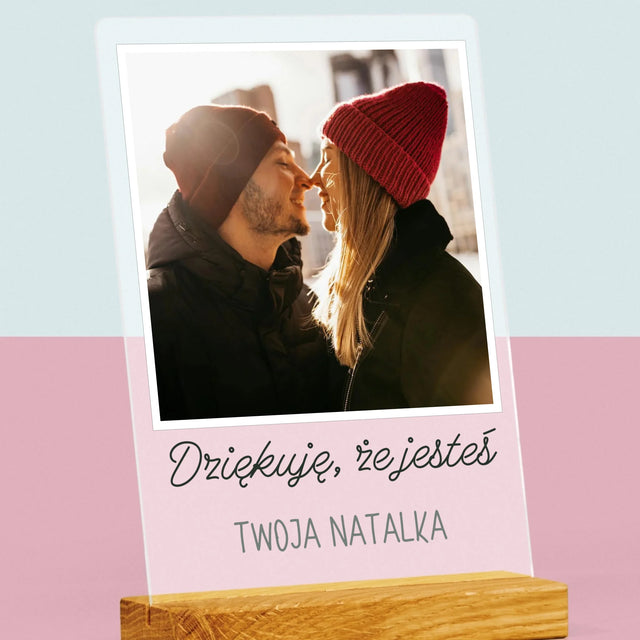 Zdjęcie I Podpis: Dla Chłopaka - Wydruk Na Szkle Akrylowym