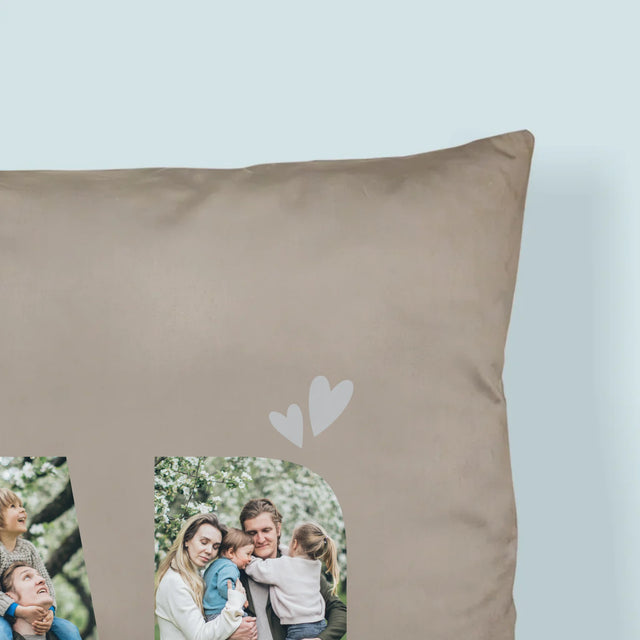 Słowo Ze Zdjęć: Best Dad Ever Z Podpisem - Poduszka z Nadrukiem