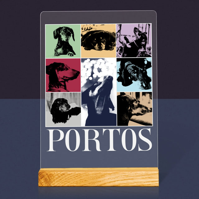 Fotokolaż: Pupil Jak Taylor - Wydruk Na Szkle Akrylowym