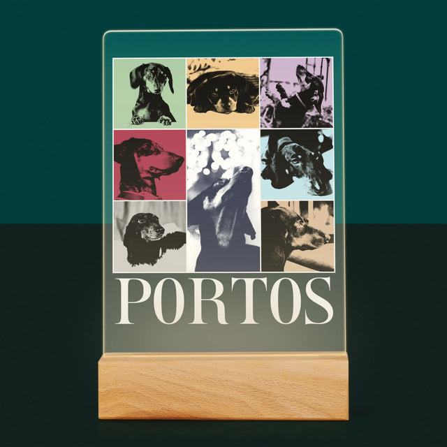 Fotokolaż: Pupil Jak Taylor - Wydruk Na Szkle Akrylowym